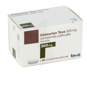 Irbesartan Teva 300 Mg, Comprimé Pelliculé