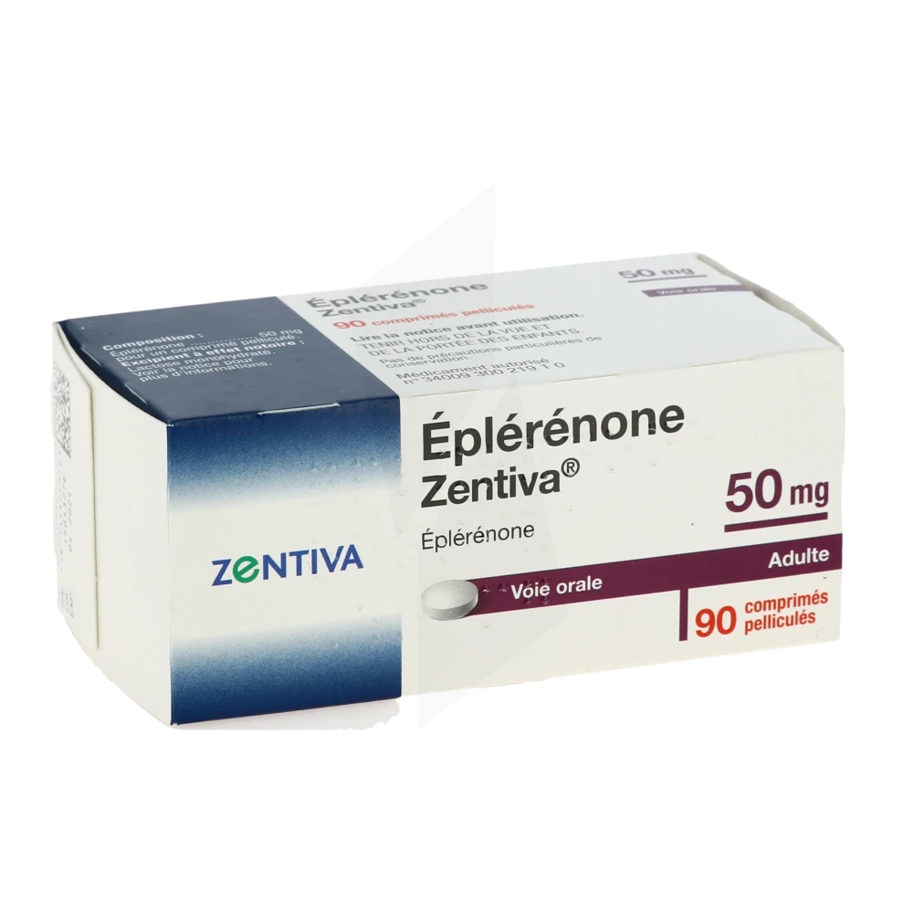 Eplerenone Zentiva 50 Mg, Comprimé Pelliculé