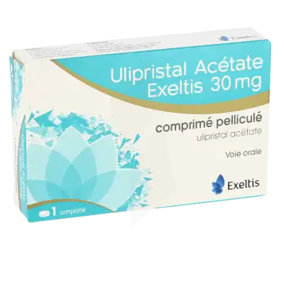 Ulipristal Acetate Exeltis 30 Mg, Comprimé Pelliculé à Bordeaux