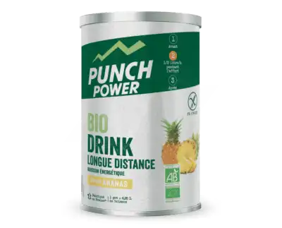 Punch Power Poudre pour Boisson Longue Distance Ananas Pot/500g