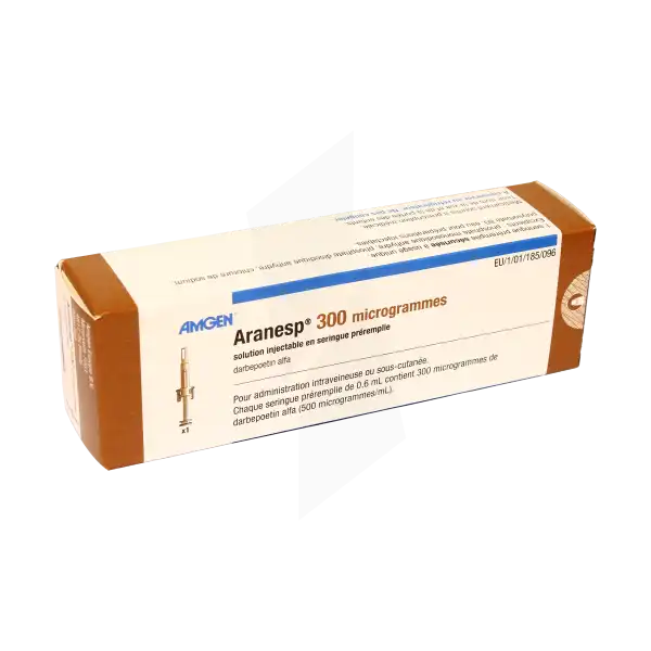 Aranesp 300 Microgrammes, Solution Injectable En Seringue Préremplie