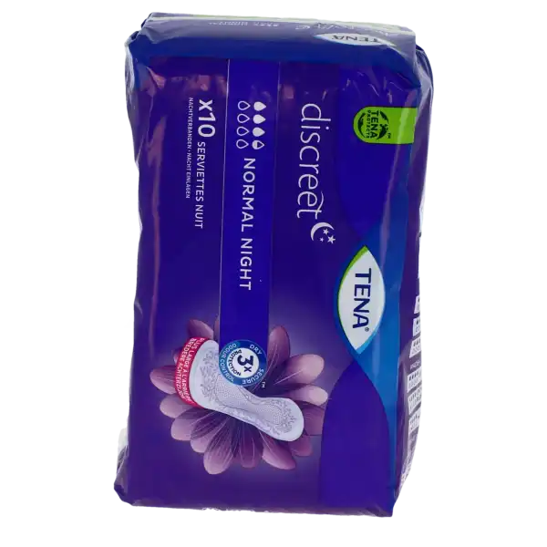 Tena Discreet Protection Urinaire Normal Night Sac/10