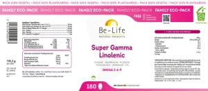 Be-life Super Gamma Linolenic Caps B/180