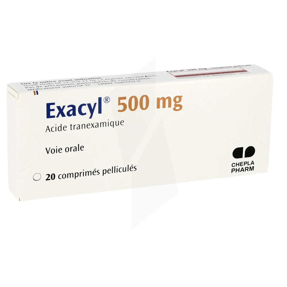 Exacyl 500 Mg, Comprimé Pelliculé