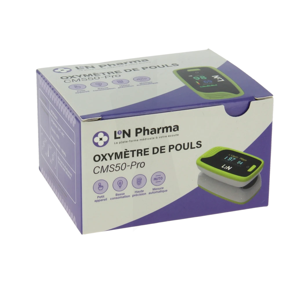 L2n Pharma Cms50d-pro Oxymètre De Pouls Doigt B/1