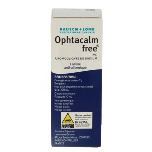 Ophtacalmfree 2 %, Collyre En Solution