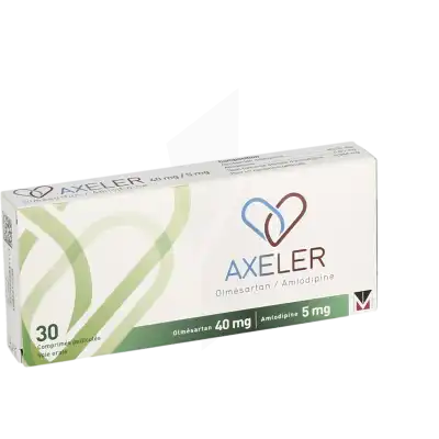 Axeler 40 Mg/5 Mg, Comprimé Pelliculé à PEYNIER