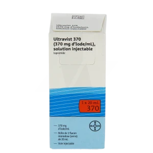 Ultravist 370 (370 Mg D'iode/ml), Solution Injectable