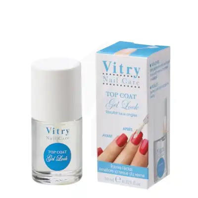 Vitry Nail Care Top Coat Gel Look 10ml à Genas