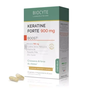 Biocyte Kératine Forte 900 Gélules B/60