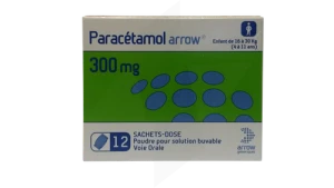 Paracetamol Arrow 300 Mg, Poudre Pour Solution Buvable En Sachet-dose