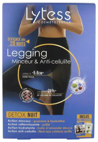 Lytess Legging Nuit Detox Noir S/m (36-40)