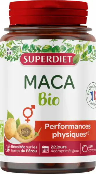 Superdiet Maca Bio Comprimés B/90