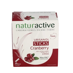Naturactive Urisanol Sticks Stévia (28 Unités)