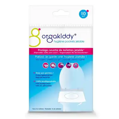 Orgakiddy Protège-cuvette Toilettes Pochette/10 à MONTEUX