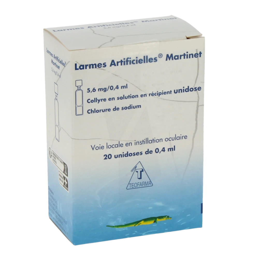 Larmes Artificielles Martinet 5,6 Mg/0,4 Ml, Collyre En Solution En Récipient Unidose