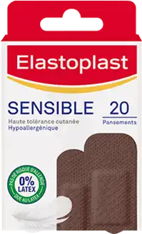 Elastoplast Sensitive Pansements Peau Sensible Noire 2 Formats B/20 à VERNON