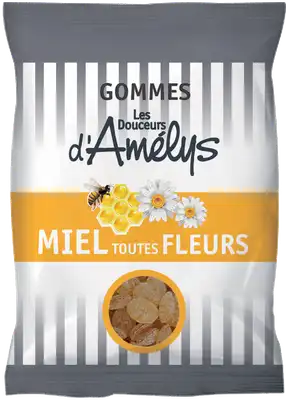 Les Douceurs D'amelys Gommes Miel Toutes Fleurs Sachet/100g à Roquemaure