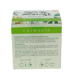 Calmelia Verveine Menthe Bio Tis 15 Sachets