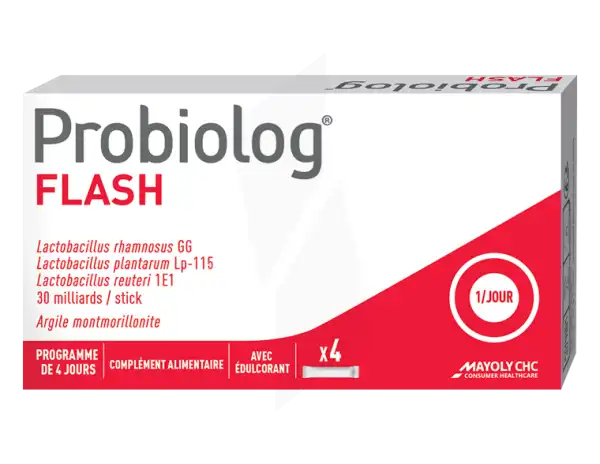 Probiolog Flash Poudre Orodispersible 4 Sticks