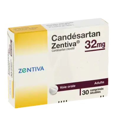 CANDESARTAN ZENTIVA 32 mg, comprimé sécable