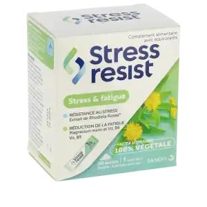 Stress Resist Poudre Stress & Fatigue 30 Sticks à Tours