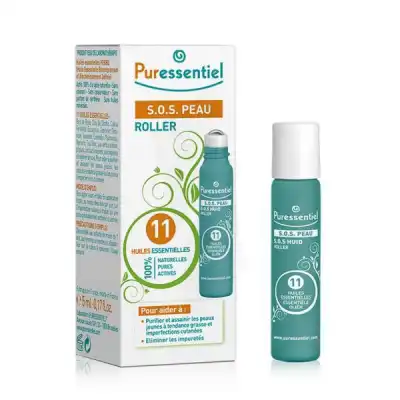 Puressentiel Hygiene & Beaute Roller Sos Peau 11 Huiles Essentielles 5ml à CHENÔVE