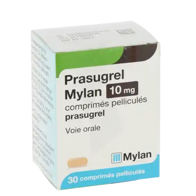 Prasugrel Mylan 10 Mg, Comprimé Pelliculé à COLLONGES-SOUS-SALEVE