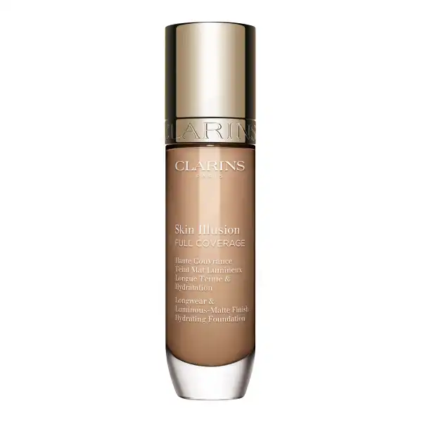 Clarins Skin Illusion Full Coverage Haute Couvrance Teint Mat Lumineux Longue Tenue & Hydratation 107c 30ml