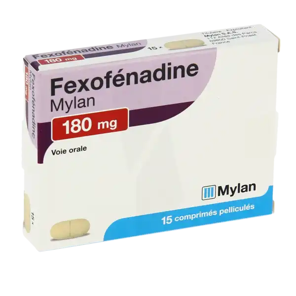 Fexofenadine Viatris 180 Mg, Comprimé Pelliculé