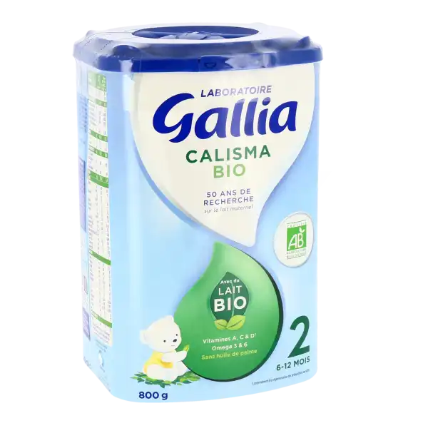 Gallia Calisma Bio 2 Lait En Poudre B/800g