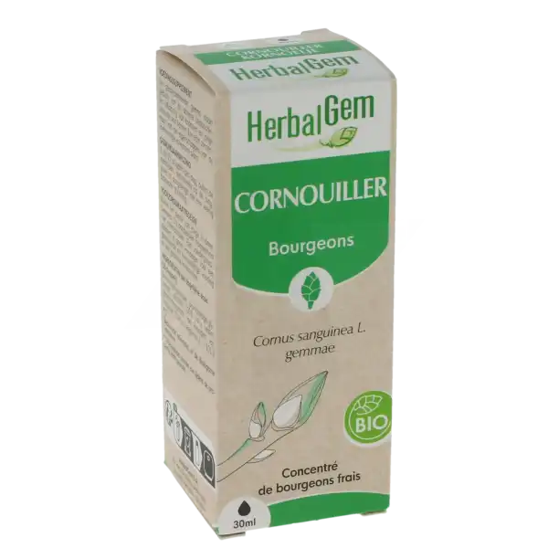 Herbalgem Cornouiller Macérat Bio Fl Cpte-gttes/30ml