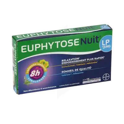 Acheter Euphytose Nuit LP 1,9mg Comprimés B/30 à GRENOBLE