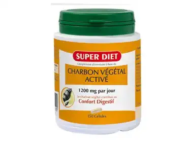 Superdiet Charbon Végétal 200mg Gélules B/150 à Mérignac