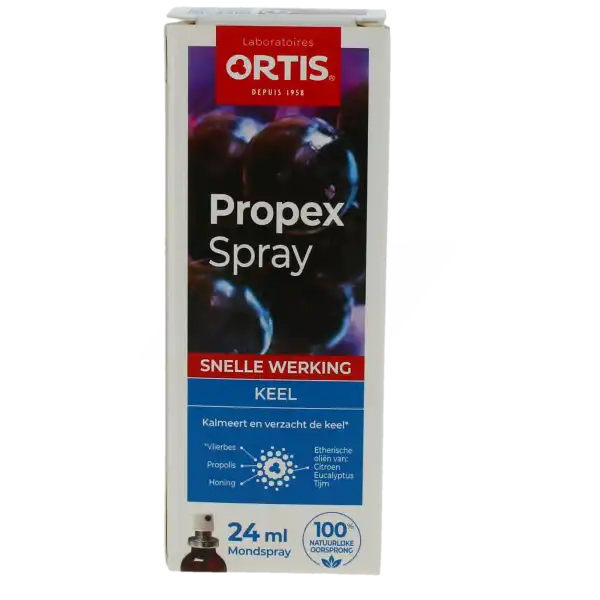Ortis - Propex Spray Gorge 24ml - Apaise Et Adoucit La Gorge
