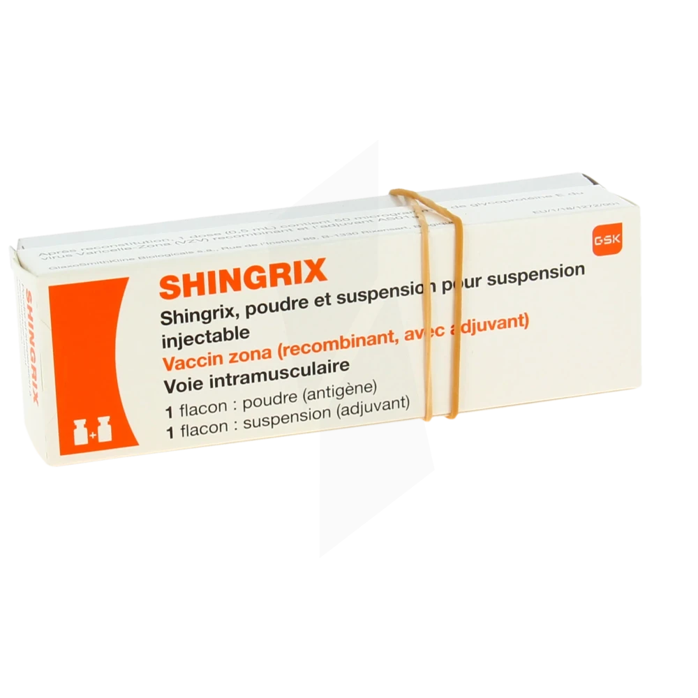 Shingrix, Poudre Et Suspension Pour Suspension Injectable. Vaccin Zona (recombinant, Avec Adjuvant)