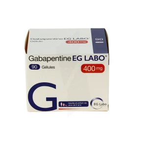 Gabapentine Eg Labo 400 Mg, Gélule