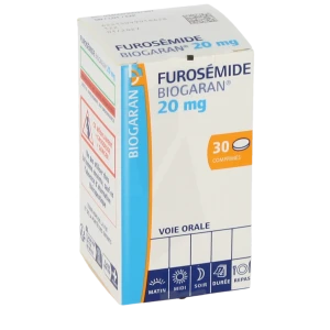 Furosemide Biogaran 20 Mg, Comprimé