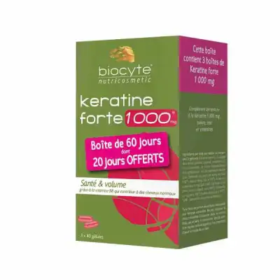 Keratine Forte 1000mg GÉl 3b/40 à SENNECEY-LÈS-DIJON