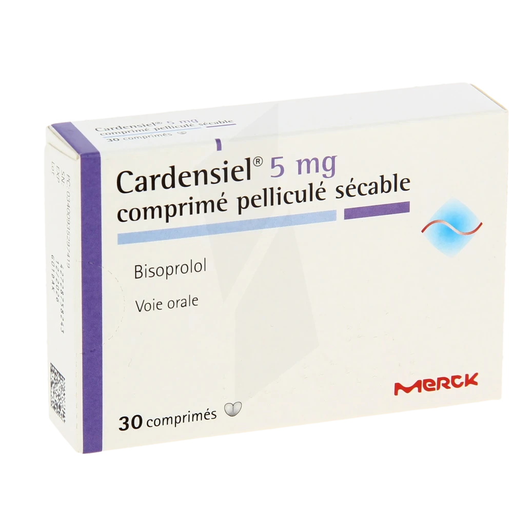 Cardensiel 5 Mg, Comprimé Pelliculé Sécable