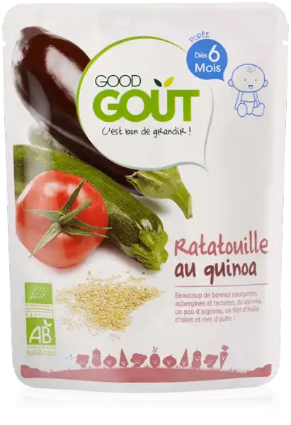 Good Gout Plats Ratatouille Au Quinoa  Bio Des 6 Mois 190 G