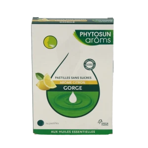 Phytosun Arôms Pastilles Sans Sucre Gorge Arôme Citron X 24