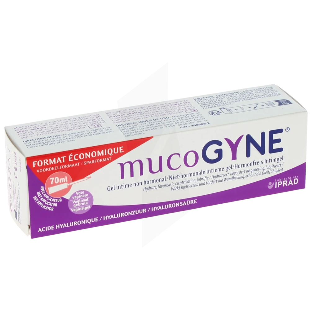 Mucogyne Gel Intime Non Hormonal À L'acide Hyaluronique LiposomÉ T/70ml