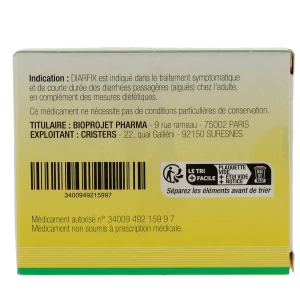 Diarfix 100 Mg, Gélule