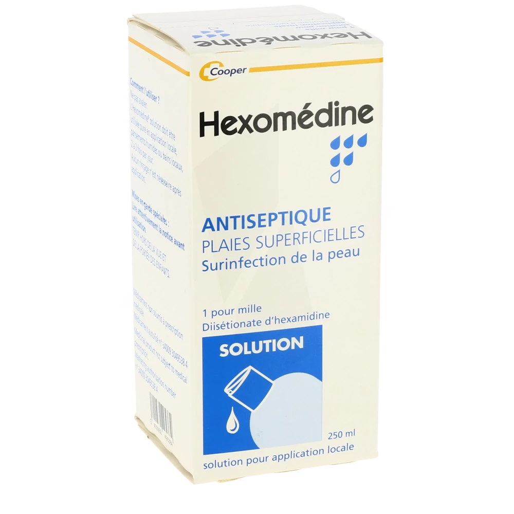Hexomedine 1 Pour Mille S Appl Loc Fl/250ml