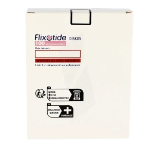 Flixotide Diskus 100 Microgrammes/dose, Poudre Pour Inhalation En Récipient Unidose