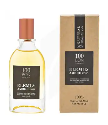 100 Bon Eau de parfum - Elemi et Ambre Noir 50ml
