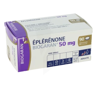 Eplerenone Biogaran 50 Mg, Comprimé Pelliculé