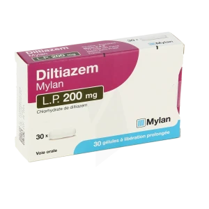 Diltiazem Viatris Lp 200 Mg, Gélule à Libération Prolongée