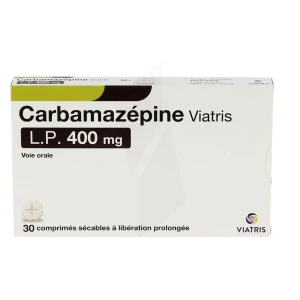 Carbamazepine Viatris L.p. 400 Mg, Comprimé Sécable à Libération Prolongée
